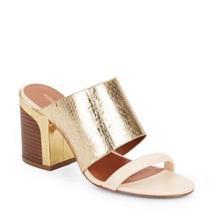 Rebecca Minkoff Metallic Leather Mule
